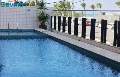 2 dormitórios com vista para o mar, lazer completo, a menos de 100 metros da orla da mirim e a 200 metros do novo shopping por apenas r$460.000 à vista ou pelos bancos
