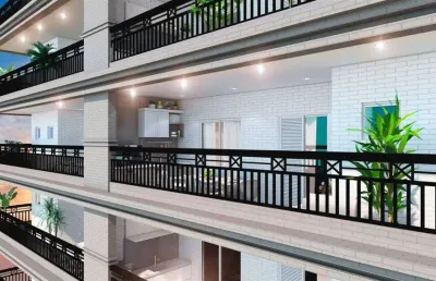 Apartamento com 2 quartos à venda na Rua Guilhermina, 384, Guilhermina, Praia Grande