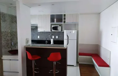 Apartamento com 1 quarto(s) e 1 banheiro(s) para alugar, 38 m² por r$ 1800 / mês