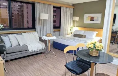 Apartamento com 1 quarto(s) e 1 banheiro(s) para alugar, 28 m² por r$ 6200 / mês