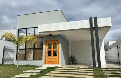 Casa em condomínio fechado com 3 quartos à venda na rodovia ba quadra k lote 11, 265, alphaville, vitória da conquista por r$ 1.000.000