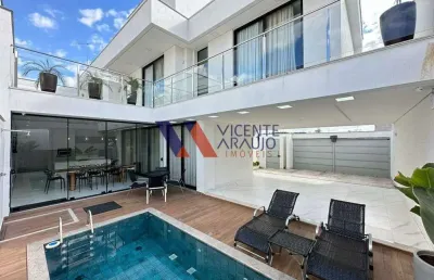 Casa duplex com 3 quartos e piscina aquecida à venda, bairro guarujá mansões em betim.