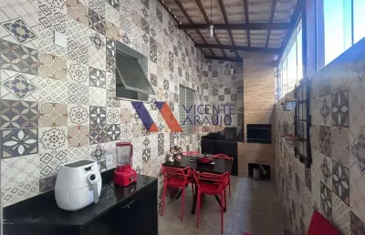 Casa em condomínio fechado, 03 quartos, suíte à venda, bairro chácara/vila recreio em betim