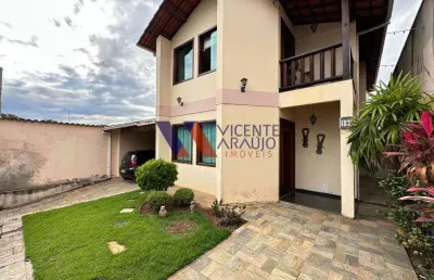 Casa ampla com três quartos à venda, bairro novo guarujá, em betim.