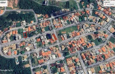 Lote de 420m² à venda no novo guarujá, betim. rua tranquila e pronto para construir