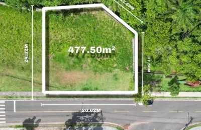 Terreno à venda na rua das azaléias, alphaville ii, salvador por r$ 1.380.000