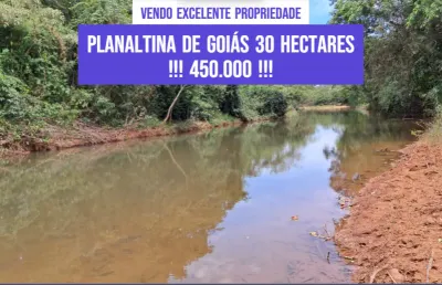Vendo excelente propriedade planaltina de goiás 30 hectares  !!! 450.000 !!!