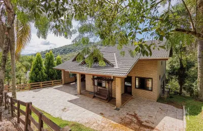 Casa em condomínio fechado com 4 quartos à venda na Rodovia Sc - 301, Zona Rural, Campo Alegre