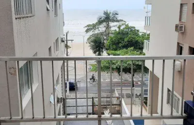 Apartamento para venda em guarujá, praia de pitangueiras, 2 dormitórios, 2 banheiros, 1 vaga