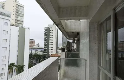 Apartamento para venda em guarujá, praia das astúrias, 2 dormitórios, 2 banheiros