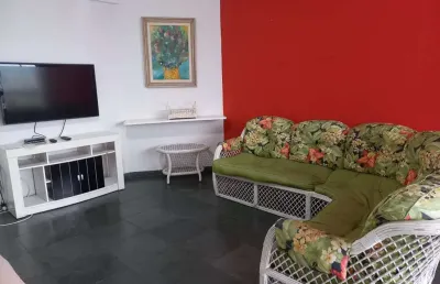 Apartamento para locação em guarujá, enseada, 3 dormitórios, 1 suíte, 2 banheiros
