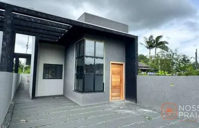 Casa com 3 dormitórios à venda, 76 m² por r$ 389.000,00 - mariluz - itapoá/sc