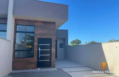 Casa com 3 dormitórios à venda, 91 m² por r$ 439.000,00 - brandalize - itapoá/sc