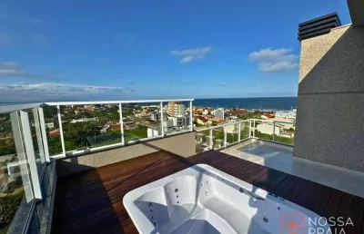 Cobertura com 4 dormitórios à venda, 212 m² por r$ 1.900.000,00 - volta ao mundo i - itapoá/sc