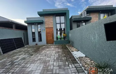 Casa com 3 dormitórios à venda,próxima ao centro 86 m² por r$ 549.900 - residencial príncipe - itapoá/sc