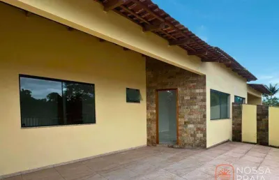 Casa com 3 dormitórios à venda, 87 m² por r$ 380.000,00 - jardim perola do atlântico - itapoá/sc