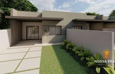 Casa com 2 dormitórios à venda, 54 m² por r$ 289.000,00 - brasília - itapoá/sc