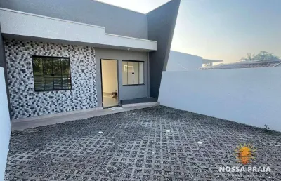 Casa com 3 dormitórios à venda por r$ 359.000,00 - cambiju - itapoá/sc