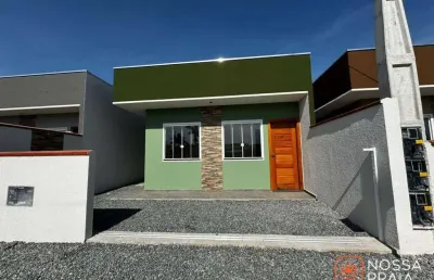 Casa com 2 dormitórios à venda, 52 m² por r$ 250.000,00 - itapema do norte gleba ii - itapoá/sc