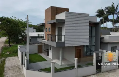 Sobrado com 3 dormitórios à venda, 128 m² por r$ 745.000,00 - jardim da barra - itapoá/sc