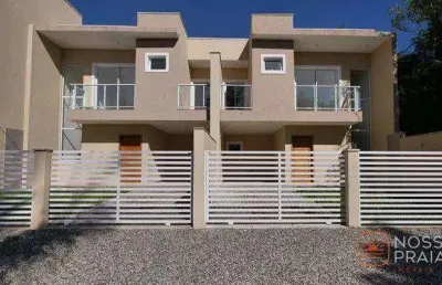 Sobrado com 3 dormitórios à venda, 124 m² por r$ 630.000 - itapema do sai - itapoá/sc