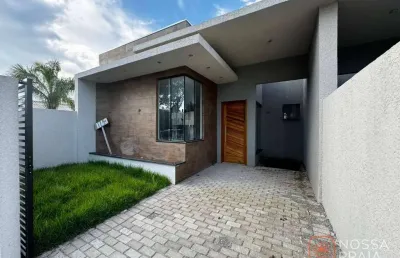 Casa com 2 dormitórios à venda, 50 m² por r$ 260.000,00 - ipacaray - itapoá/sc