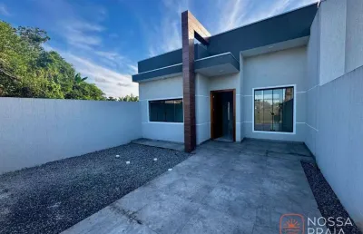 Casa com 2 dormitórios à venda, 60 m² por r$ 340.000,00 - uirapuru - itapoá/sc