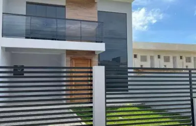 Sobrado com 3 dormitórios à venda, 125 m² por r$ 730.000,00 - jardim perola do atlântico - itapoá/sc