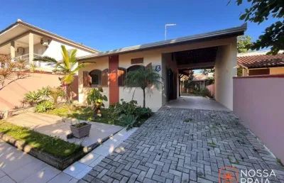 Casa com 3 dormitórios à venda, 119 m² por r$ 690.000,00 - cambiju - itapoá/sc