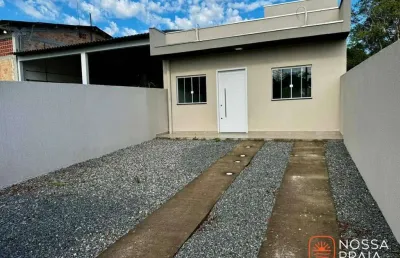 Casa com 2 dormitórios à venda, 70 m² por r$ 340.000 - farol do itapoá ii - itapoá/sc