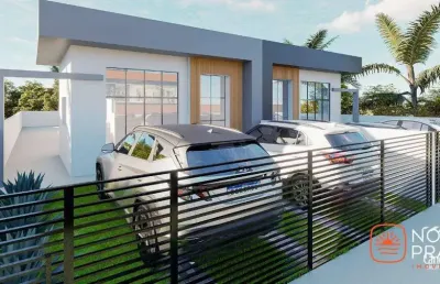 Casa com 3 dormitórios à venda, 65 m² por r$ 399.000 - santa clara - itapoá/sc