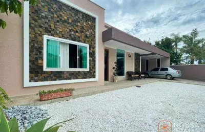 Casa a 150 metros da praia com 3 dormitórios à venda, 176 m² por r$ 1.200.000 - princesa do mar - itapoá/sc