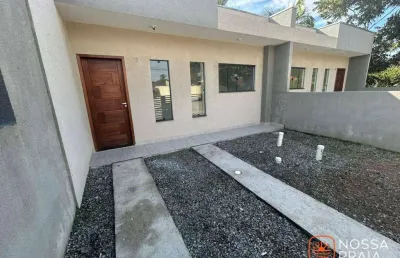Casa com 2 dormitórios à venda, 55 m² por r$ 277.000,00 - santa clara - itapoá/sc