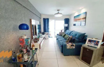 Apartamento com 3 dormitórios à venda, 110 m²  - passagem - cabo frio/rj