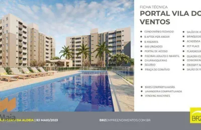 Apartamento com 2 dormitórios à venda, 50 m² - vila sao pedro - são pedro da aldeia/rj