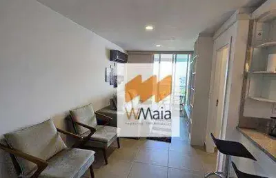 Apartamento com 1 dormitório à venda, 60 m² - braga - cabo frio/rj
