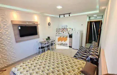 Flat com 1 dormitório à venda, 26 m² - jardim flamboyant - cabo frio/rj