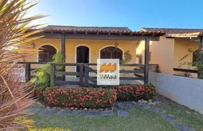 Casa com 2 dormitórios à venda, 115 m² - balneário são pedro - são pedro da aldeia/rj
