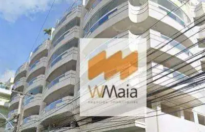 Cobertura com 3 dormitórios à venda, 156 m² - passagem - cabo frio/rj