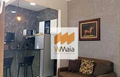 Apartamento com 1 dormitório à venda, 48 m²- centro - cabo frio/rj