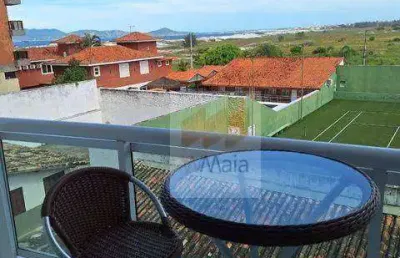 Apartamento com 2 dormitórios à venda, 59 m² - praia do forte - cabo frio/rj