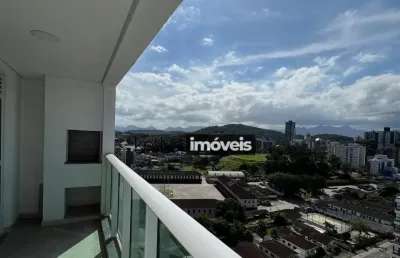 Apartamento novo em andar alto no centro frente batalhão joinville
