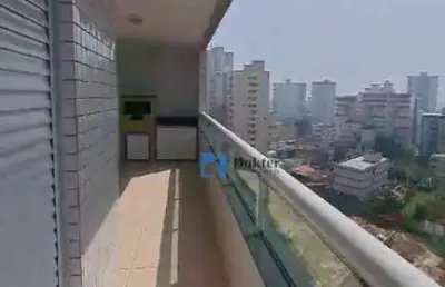 Apartamento no litoral de frente para o mar 2 dormitórios com suite