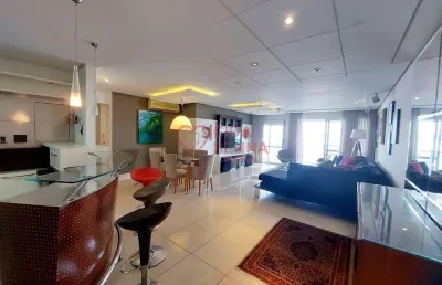 Totalmente mobiliado - desocupado - sacada - 3 suites - 2 vagas