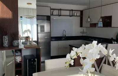 Lindo apartamento giardino mobiliado 1 suíte + 2 dormitórios no costa e silva