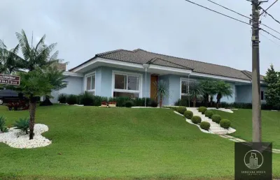 Casa com 4 dormitórios à venda, 500 m² por r$ 4.950.000 - lago azul - araçoiaba da serra/sp