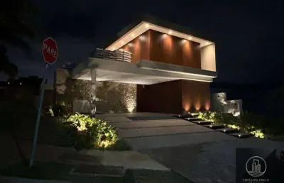 Sobrado com 4 suítes à venda, 405 m² por r$ 4.500.000 - alphaville nova esplanada iii - votorantim/sp