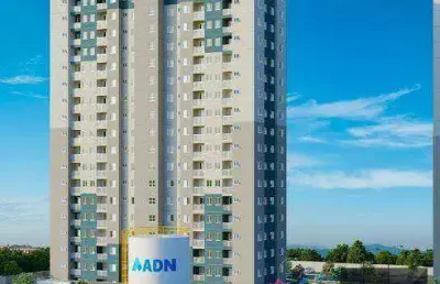 Apartamento lançamento com 2 dormitórios à venda, 43 m² -atlanta residence  - caguaçu - sorocaba/sp