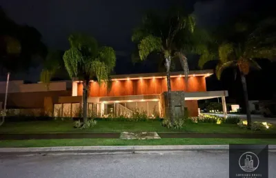 Sobrado com 4 suítes à venda, 405 m² por r$ 4.500.000 - alphaville nova esplanada iii - votorantim/sp