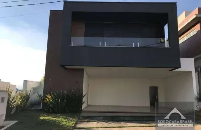Sobrado com 3 dormitórios, 371 m² - venda por r$ 2.000.000,00 ou aluguel por r$ 13.000,00/mês - condomínio residencial giverny - sorocaba/sp
